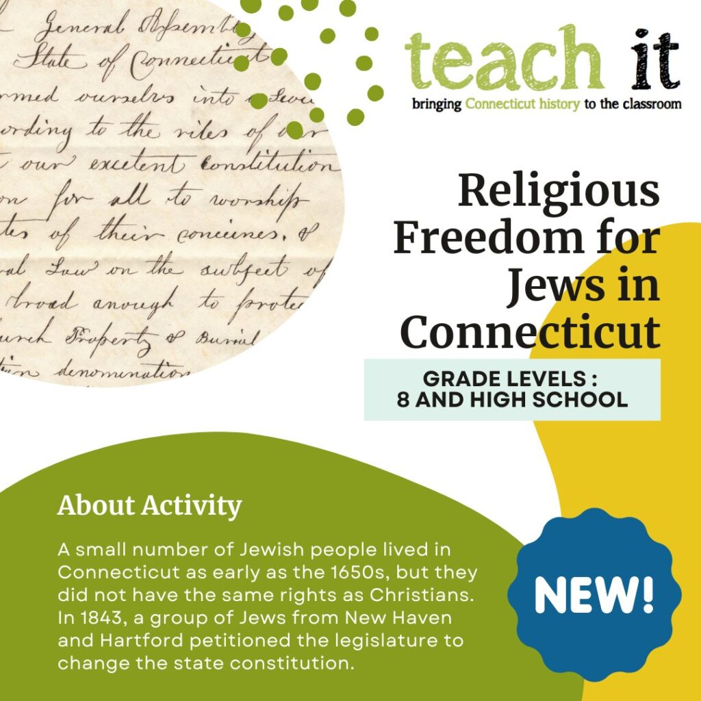 Religious Freedom in Connecticut Religious Freedom in Connecticut