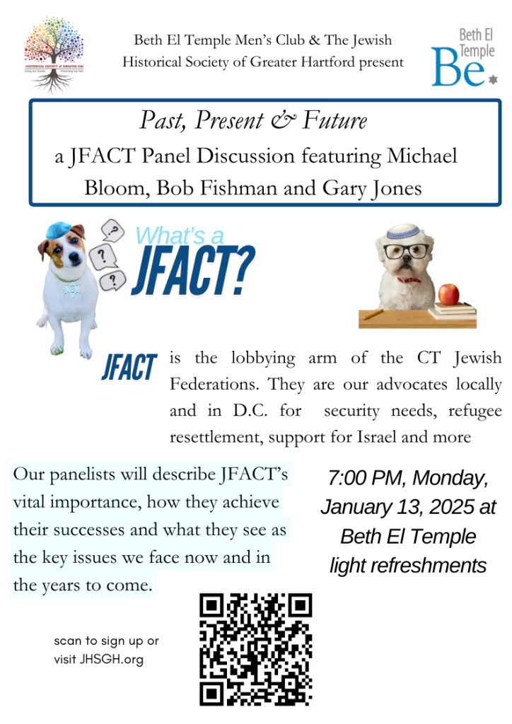 JFACT: Past, Present & Future 7:00 PM, Monday, January 13, 2025 JFACT: Past, Present & Future 7:00 PM, Monday, January 13, 2025